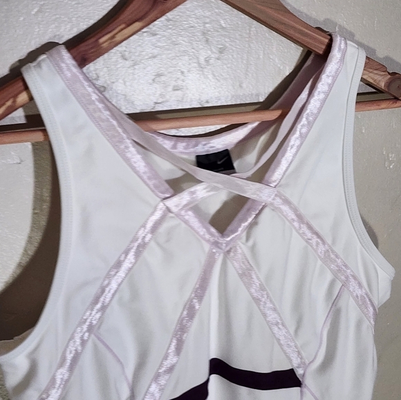 Nike White and Purple Sports Tank - Picture 6 of 6